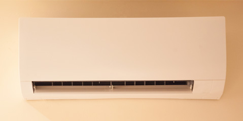A mini-split unit, designed to keep outlier rooms heated and/or cooled separately